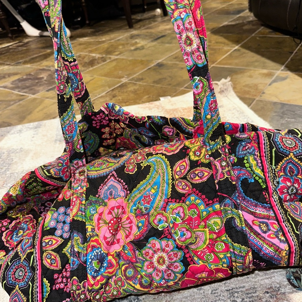 Vera Bradley Multicolor Paisley Travel Bag